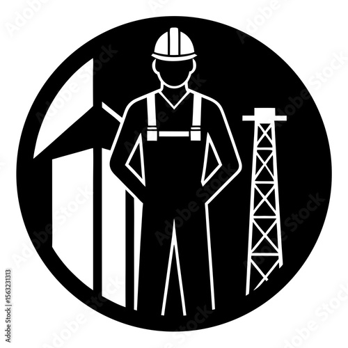 Construction Worker Silhouette