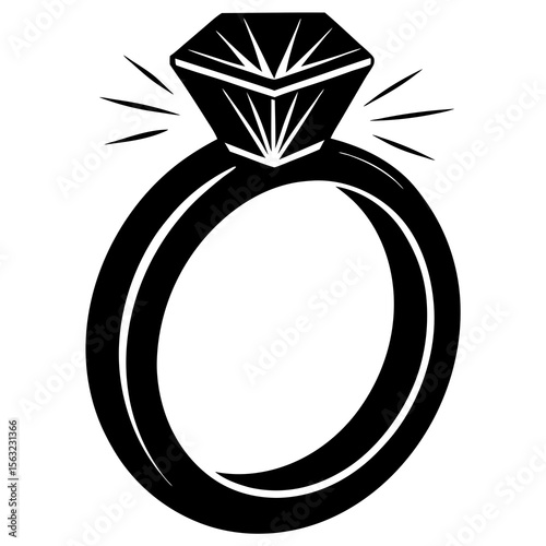 Engagement Ring Silhouette