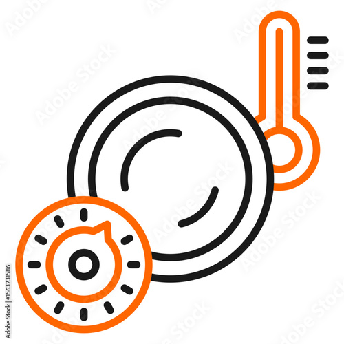 Heat Lens Icon For Design Elements