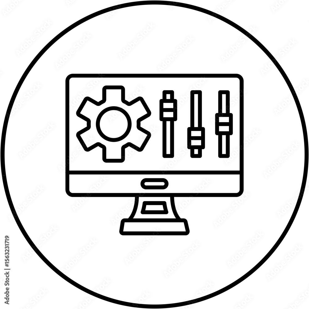 System configuration Icon System configuration Icon