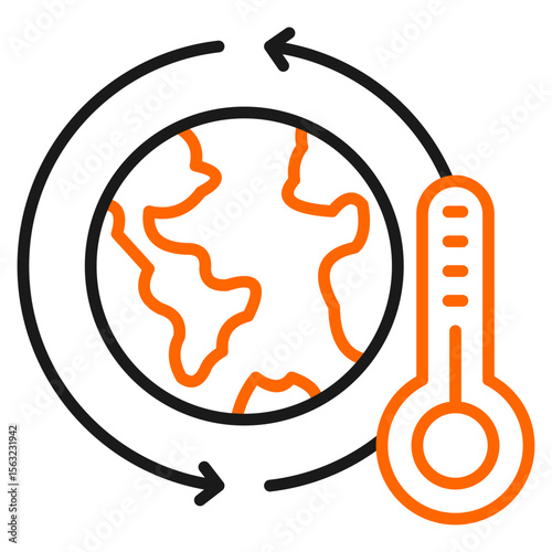 Climate Sync Icon For Design Elements