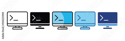 Terminal Prompt  Icon Element For Design