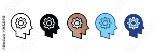 Machine Learning  Icon Element For Design