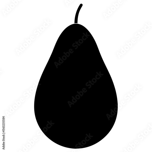 pear isolated on white