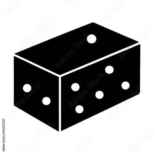 dice on white background