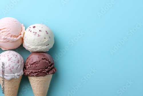 Fun pastel-colored ice cream pattern with sweet designs