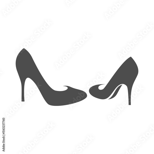 High heels logo icon