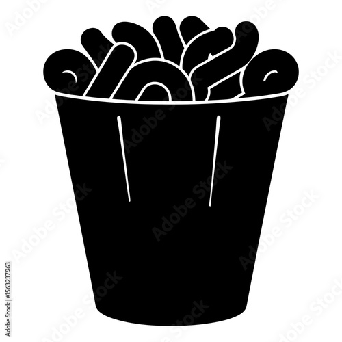 french fries in a white bowl