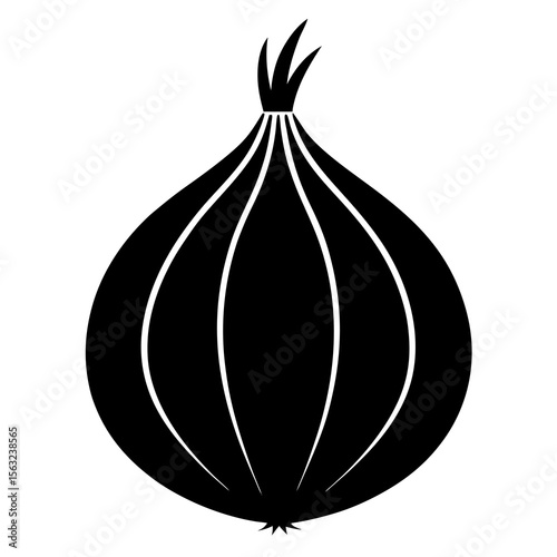 red onion isolated on white