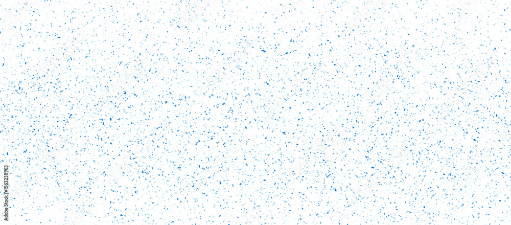 Fototapeta premium Vector abstract blue background frame of geometric shapes. Circular ornament. Pattern of dots, particles, molecules, fragments. Poster for technology, medicine, presentations