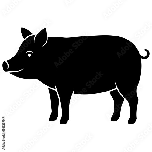 pig vector illustration