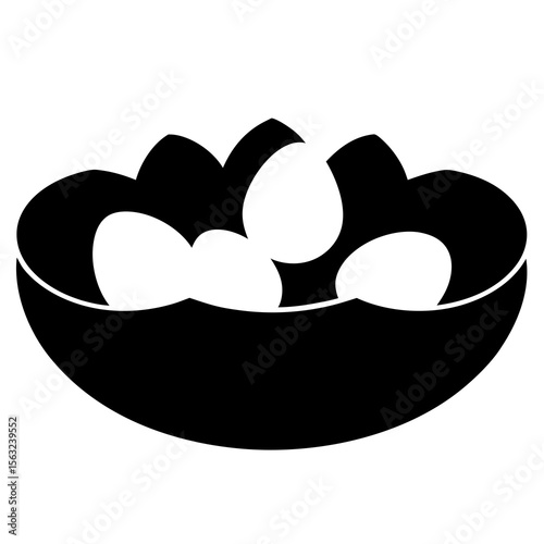 scrambled eggs vector illustration of an abstract background