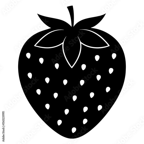 vector illustration of a strawberry