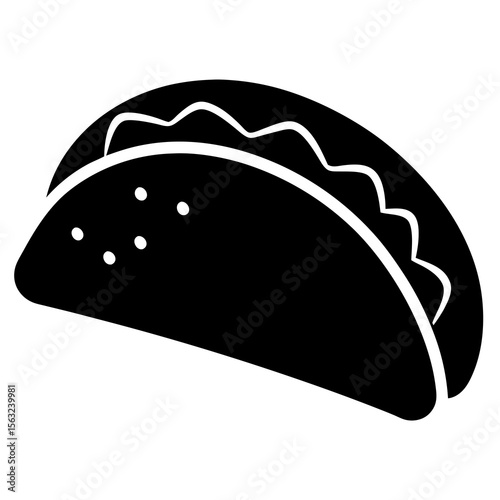 vector illustration of taco
