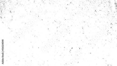 Black grainy texture isolated on white. Vector illustration