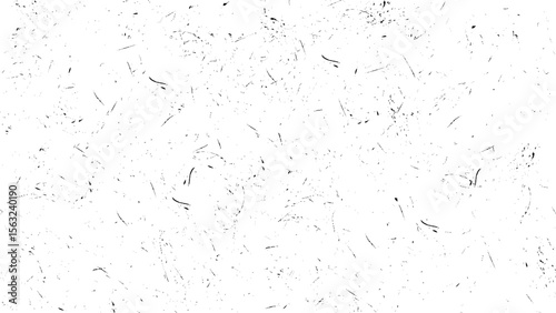Black Grainy Texture Isolated On White Background. Dust Overlay. Dark Noise Granules.