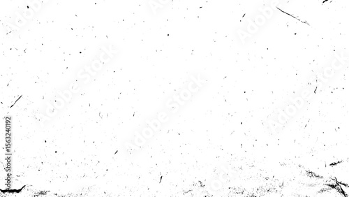 Black Grainy Texture Isolated On White Background. Dust Overlay. Dark Noise Granules. Vector Design Elements, Illustration. 