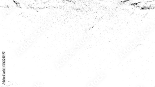 Black Grainy Texture Isolated On White Background. Dust Overlay. Dark Noise Granules. Vector Design Elements, Illustration. 