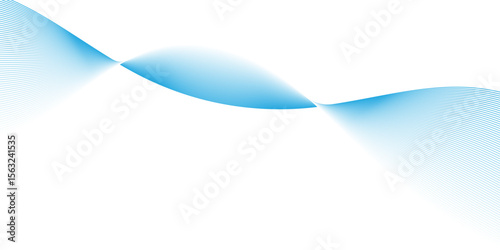 Minimal waveform frequency blue futuristic energy sound waves technology concept white background. colorful wave line vector business texture. Pattern line blend curve flow futuristic background.