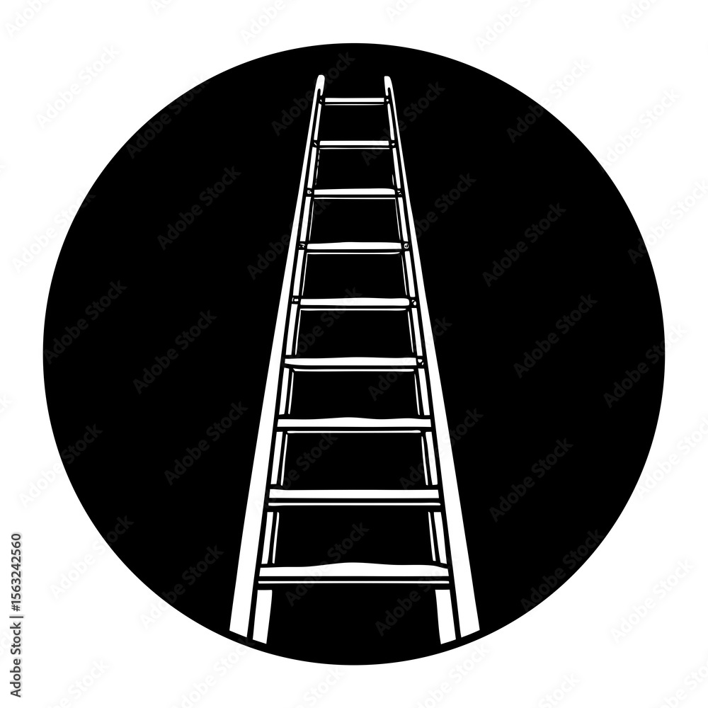 Ladder Silhouette Ladder Silhouette