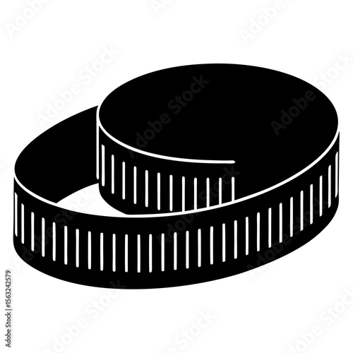 Measuring Tape Silhouette