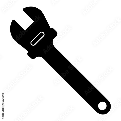 Plumber Wrench Silhouette