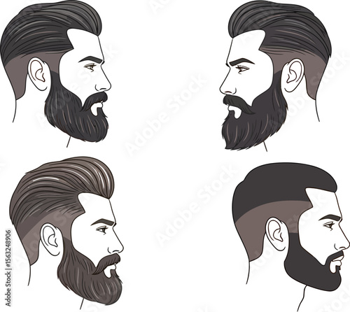 Men haircut styles guide and beard grooming tips for modern masculine look