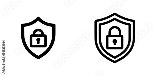The modern icon of a lock shield signifies security and protection, embodying the principle of safeguarding sensitive digital information and maintaining confidentiality in technological advancements