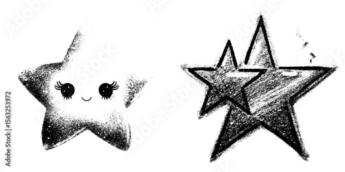 The combination of Sparkline Golden Star, Glittering star sparkle, Twinkle star in Gold, and Golden glowing sparkle forms a dazzling Shining icon