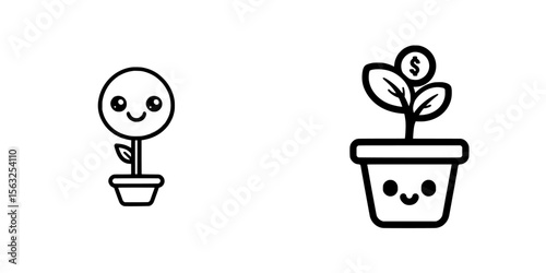 The icon for Growing Seeds Capital is a modern, line-designed graphic that symbolizes investment, growth, and finance on a clean white background