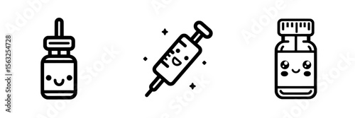 A modern and solid icon representing immunization, suitable for various design projects