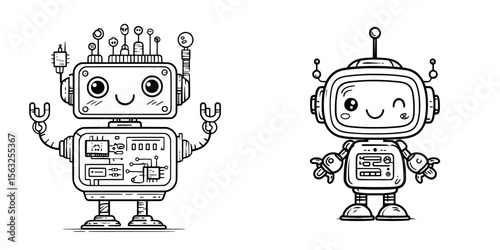 Imagen modernial de inteligencia artificial, relacionada con tecnología de computadoras y sistemas inteligentes, pictograma de IA