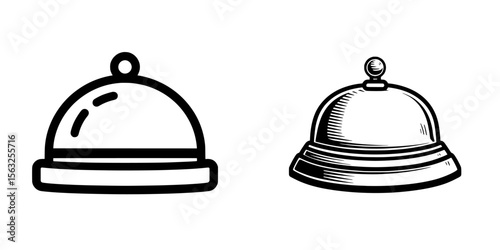 The Hotel Bell Icon features a reception bell line icon with editable color