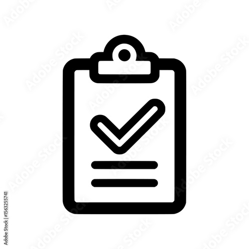 Icons for a clipboard and a checklist of an approved document are visible, a project has been completed, an icon represents tasks, and it is indicated that a task is now complete