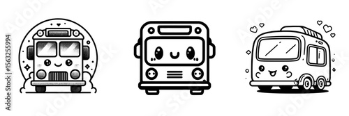 The bus icon represents public transportation and environmentally friendly commuting