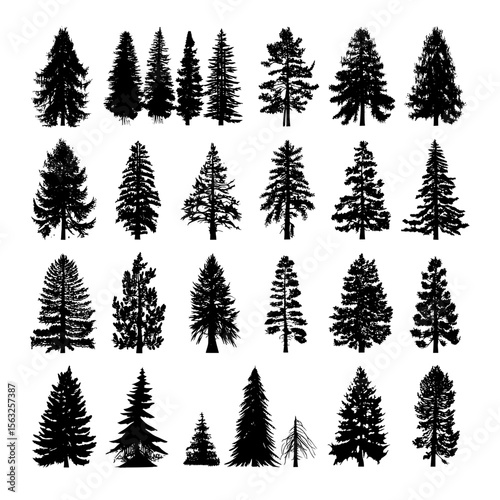 The collection known as Ultimate Pine features 120 detailed and varied modern trees