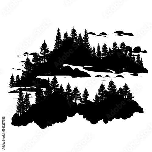 A seamless white and gray background is the setting for this modern cartoon illustration of a baby