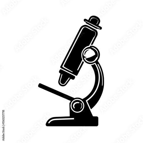 Illustration in modern flat style design depicting scientific research