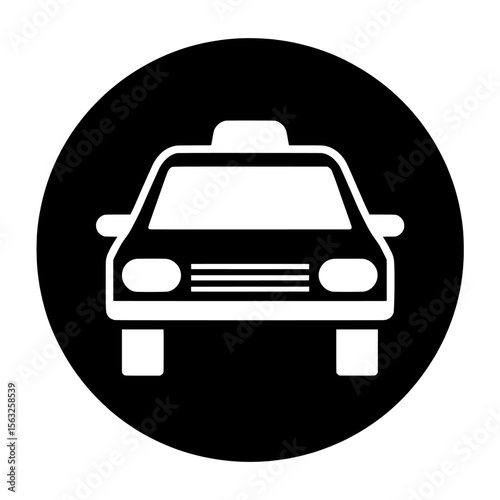 Flat car service icons, concepts for use in web banners and promotions