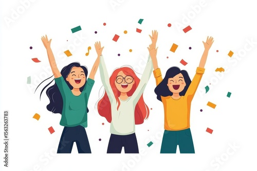 Great job! The boss encourages the staff to do a great job, celebrating their accomplishments and fostering motivation in the workplace, Generative AI