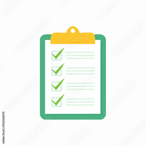 Checklist Icon Completed Tasks, To-Do List, Project Management