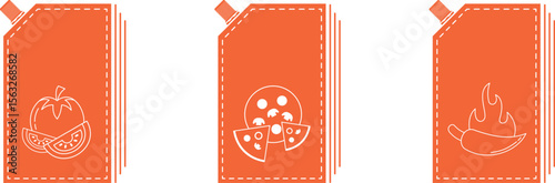 ketchup in a pack, tomato sauce ketchup, ketchup hot pepper and mushroom pizza, tasty vegetable sauces, ketchup packet icons