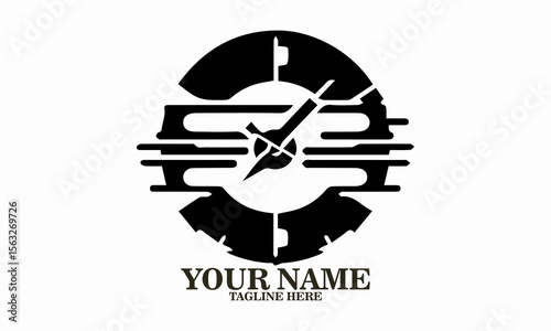 illustration vector repeat day time. National repeat day vector illustration time loop icon and logo design