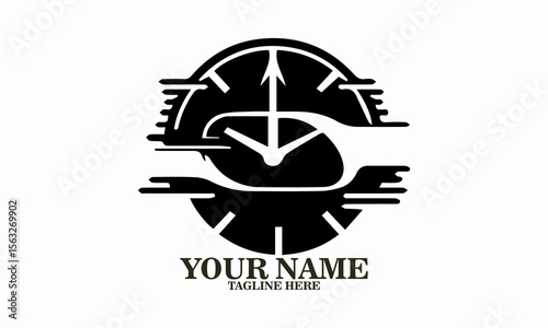 illustration vector repeat day time. National repeat day vector illustration time loop icon and logo design