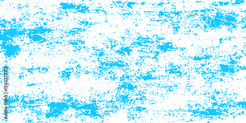 Blue Dust Texture with Grunge Brush Strokes and Distressed Overlay Effect.