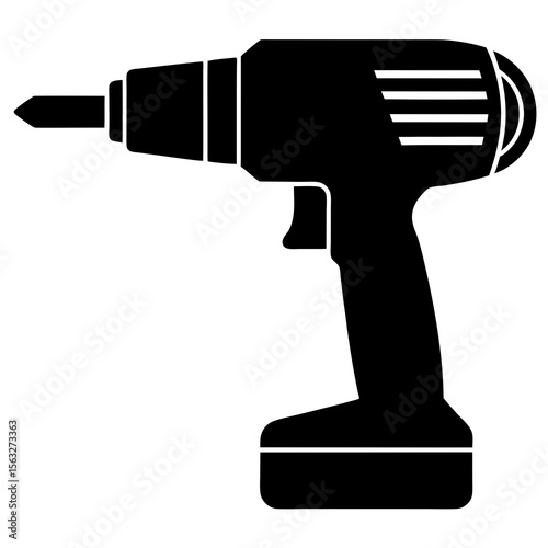 Power Drill Silhouette