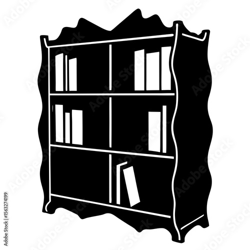 Bookshelf Silhouette