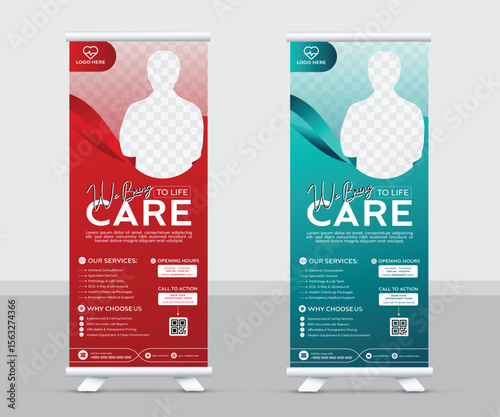 Website design template vector set for business
