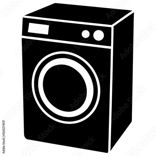 Washing Machine Silhouette