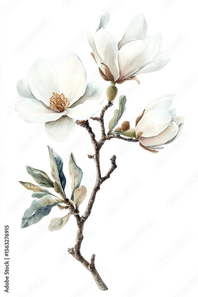 Winter flower flowers art illustration. Winter flower flowers art illustration.